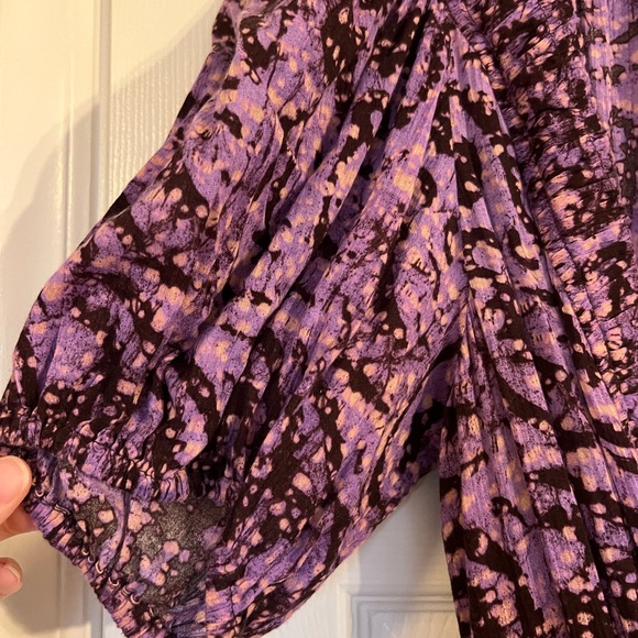 Ulla Johnson Kemala Boho Printed Wrap Midi Dress size 6 - Picture 5 of 11